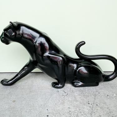 Large Old Florida Ceramic Panther