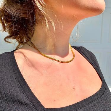 Gold Choker Necklace 