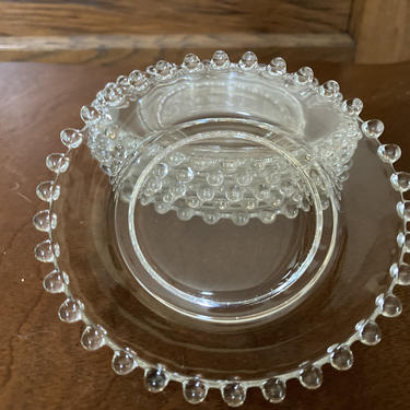 Imperial Glass Candlewick Clear Butter Plate or Coasters 