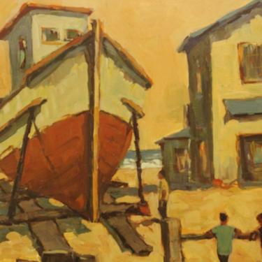 Fred Korburg Nautical Painting 
