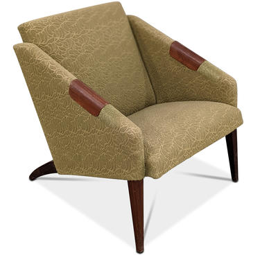 Green Lounge Chair w Original Fabric