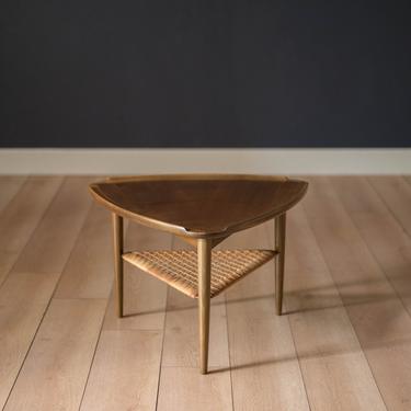 Vintage Danish Selig Triangle End Table by Poul Jensen 