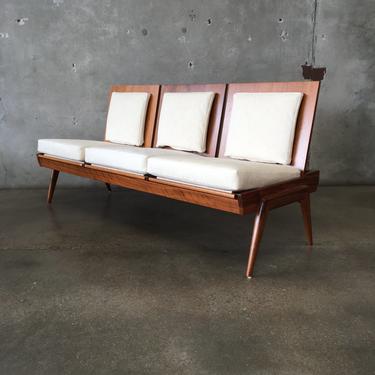 Rare Brown Saltman  &quot;Turnabout Bench&quot;