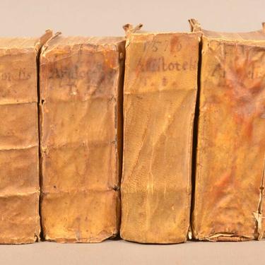 Antique Books, Aristotle Works, Venice, 6 Volumes of 16th C. (1576) Amazing Set!