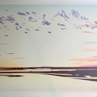 Spence Guerin Atmospheric Beach Landscape Lithograph Signed 97/100 