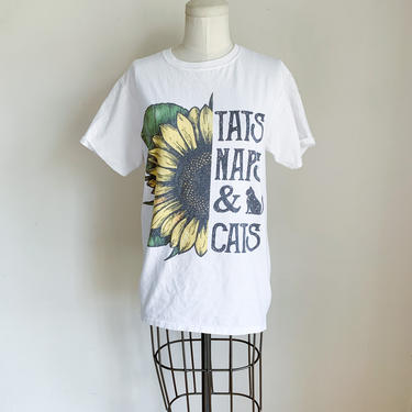 Vintage 1990s-2000s Tats, Naps & Cats T-shirt / S-M 