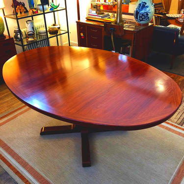 Skovby Oval Rosewood Dining Table 