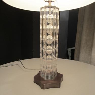ACRYLIC TABLE LAMP BY CIRCA
