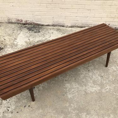Slatted bench / coffee table