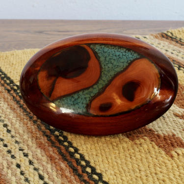 Rustic Western Southwestern Wood and Turquoise Color Stone Belt Buckle, Cowboy Cowgirl, Glam, Boho, Bohemian, Mexican, South American 