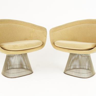 Warren Platner for Knoll Mid Century Lounge Chairs - Pair - mcm 