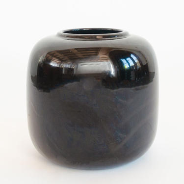 Black Haeger Vase by HomesteadSeattle