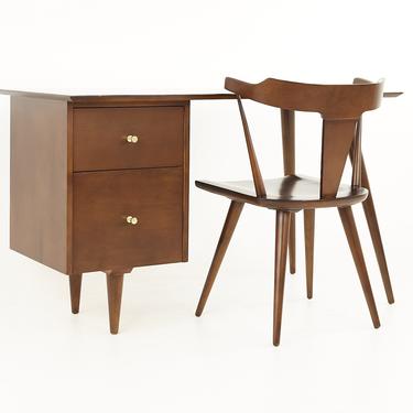 Paul McCobb for Planner Group Mid Century Desk and Chair - mcm 