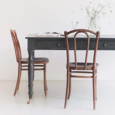 French Inspired Reclaimed Wood Partner's Desk