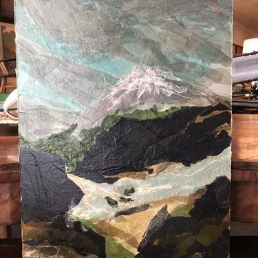 Tissue Paper Mountain-scape