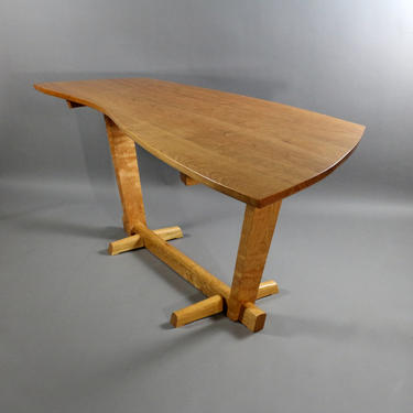 Solid Cherry Custom Dining Table Desk Based on Nakashima Widdicomb Origins Sundra 