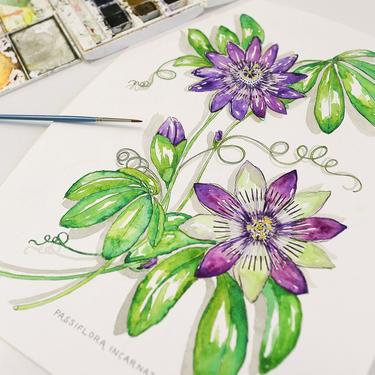 Paint Your Own Flowers in Watercolor, A Virtual Workshop - February 14