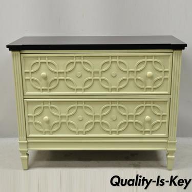 Raymour and Flanigan Maura Accent Chest Hollywood Regency Commode Cabinet