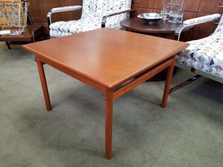 Danish Modern teak square side table / coffee table