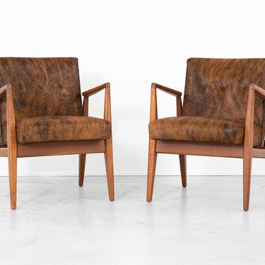 Set of Jens Risom Lounge Chairs 