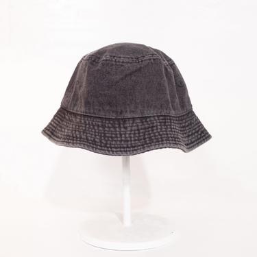 Black Denim Bucket Hat