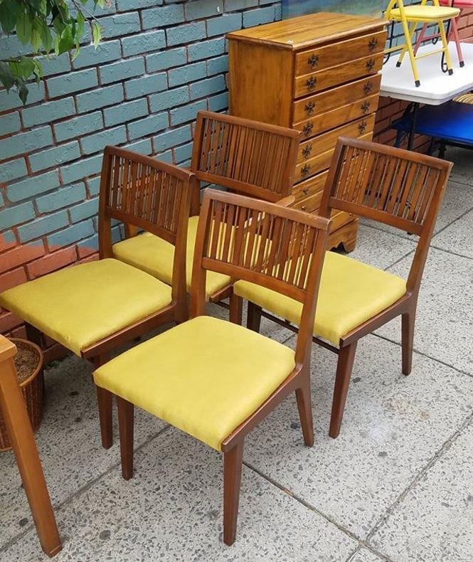 SOLD. SOLD. Drexel Chairs, set of 4 including arm chair