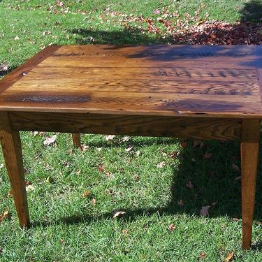 Solid Oak French Country Farm Table 