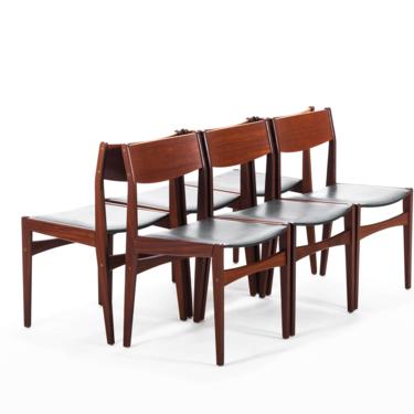 Poul Volther for Frem Røjle Danish Modern Teak Dining Chairs, Set of Six ( 6 ) 