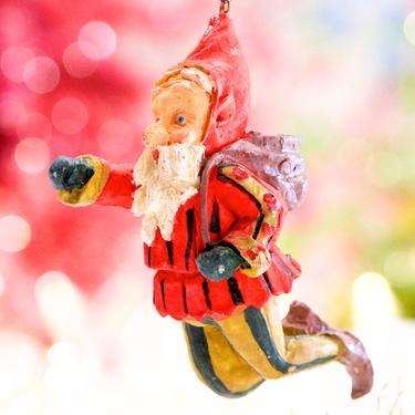 VINTAGE: Resin Elf Holding White Dove Ornament - Holiday, Christmas, Xmas - SKU 16-E1-00033708 