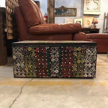 Hand Painted African Oil Drum Trunk