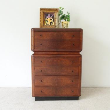 Art Deco Vintage Highboy Dresser