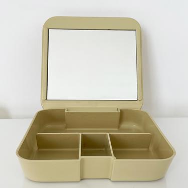 1970s Beige Vanity Box By Makio Hasuike for Gedy