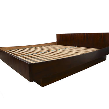 Rosewood King Size Platform Bed  W &amp; B Mobler Danish Modern 