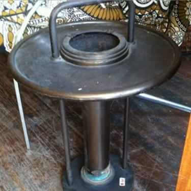 Antique pedestal ashtray
