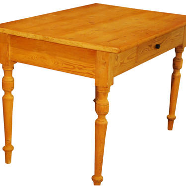 11263 Antique Danish Pine Writing Table, circa 1880