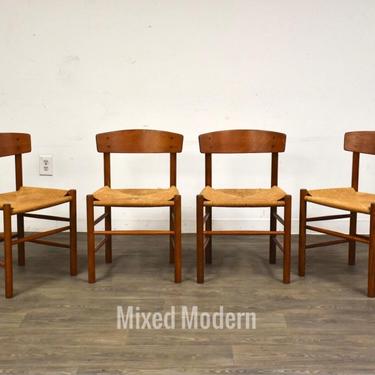 Børge Mogensen Danish Teak Dining Chairs- a pair 
