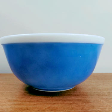 Vintage Pyrex Americana Blue | Nesting Mixing Bowl 403 | 2 1/2 Qt Quart 