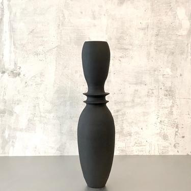 SHIPS NOW- large black stoneware floor vase by Sara Paloma Pottery 