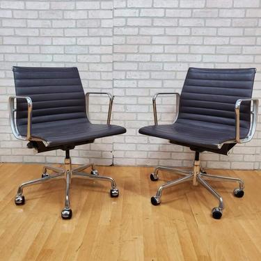 Mid Century Eames Aluminum Group Management Chair for Herman Miller - Pair 