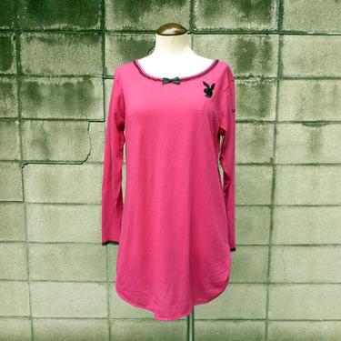 Nightgown Shirt Vintage 1970s T Tee Women's Playboy Playmate Acrylic L NWT Deadstock 