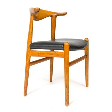 Oak Cow Horn Chair