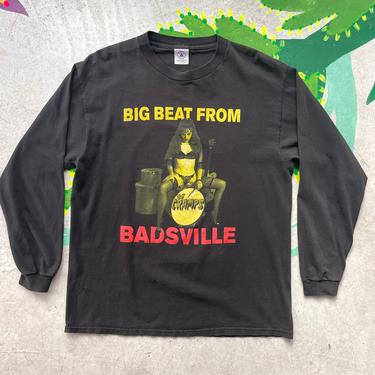 The Cramps "Big Beat From Badsville" Vintage Longsleeve Shirt w/ Epitaph Logo