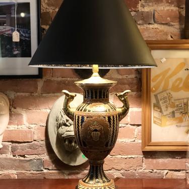 European-Inspired Ceramic Lamp