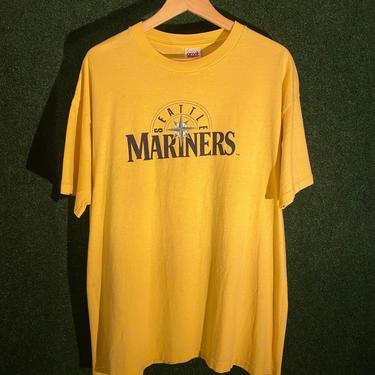 Vintage Seattle Mariners Yellow T-Shirt