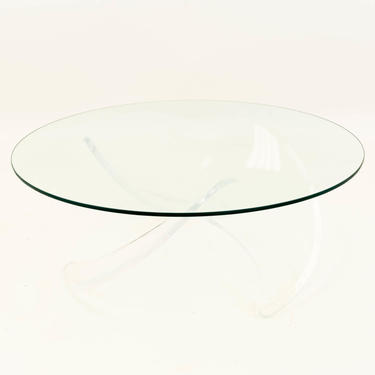Knut Hesterburg Propeller Style Glass Coffee Table