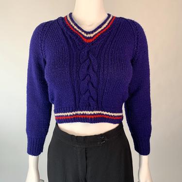 1960's V-Neck Varsity Sweater