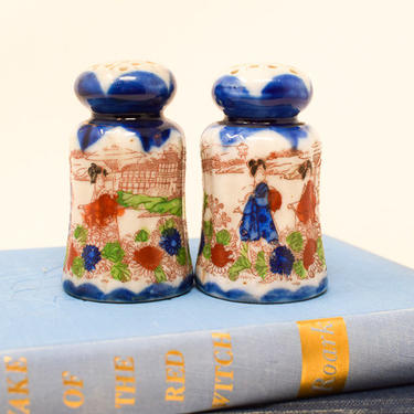 Pair of Asian Salt and Pepper Shakers 