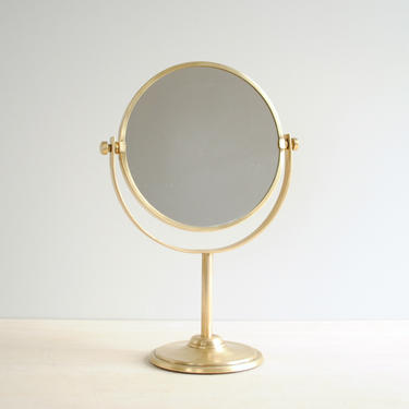Vintage Brass Dresser Mirror, Vanity Mirror, Vintage Brass | Little Dog Vintage - Boston, MA | ATTIC Vintage Brass Dresser Mirror, Vanity Mirror, Vintage Brass | Little Dog Vintage - Boston, MA | ATTIC