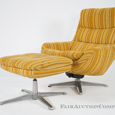 Overman Lounge Chair and Ottoman ( 1 of 2)