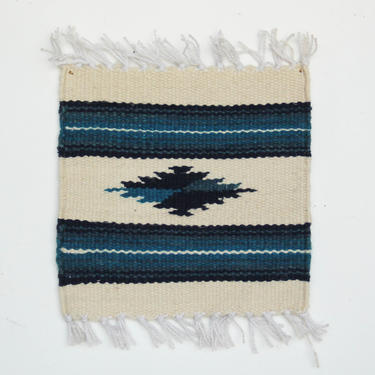 Small Vintage Southwestern Woven Wall Tapestry / Decor Navajo 